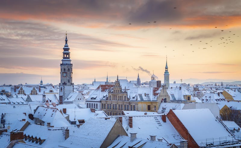Goerlitz Winter Daecher Altstadt - ©Nikolai Schmidt