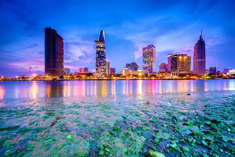 Ho Chi Minh Stadt Panorama, Vietnam - ©tranquocphongvn - stock.adobe.com