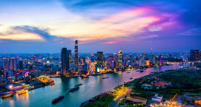 Vogelperspektive Ho Chi Minh stadt, Vietnam - ©Mongkol Chuewong - stock.adobe.com