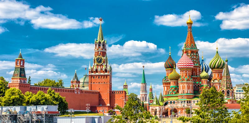 Moskauer Kreml und St. Basils Kathedrale - ©scaliger - stock.adobe.com