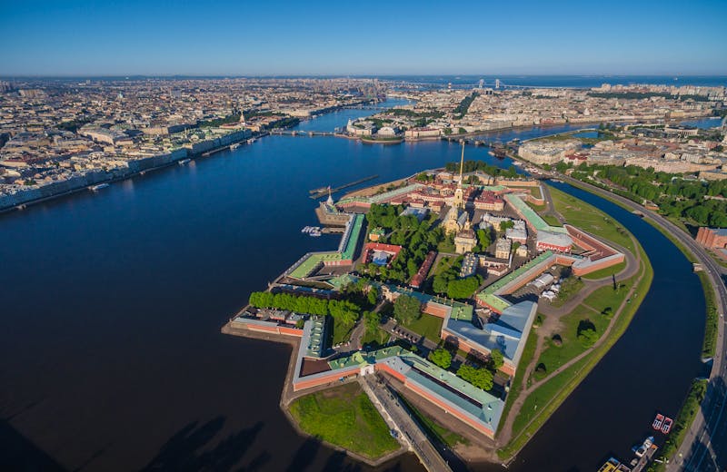 Russland St. Petersburg – Peter und Paul Festung bei Tag auf der Haseninsel  - ©a_medvedkov - stock.adobe.com