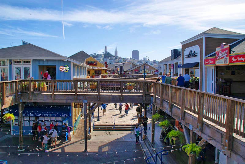 Fisherman's Wharf in San Francisco - Pier 39 - ©Eberhardt TRAVEL