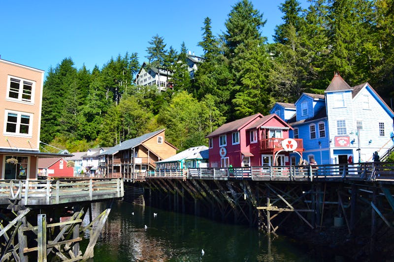 Bunte Holzhäuser in Ketchikan - ©Eberhardt TRAVEL