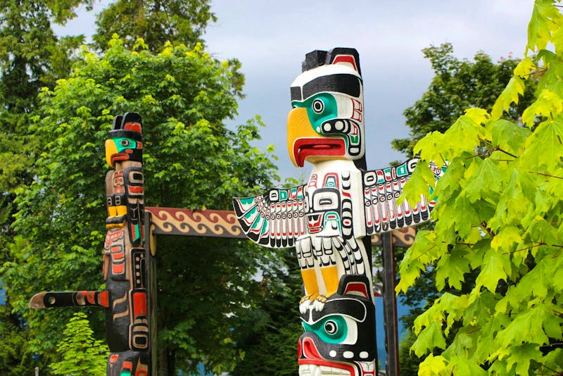 Totempfähle im Stanleypark in Vancouver - ©Eberhardt TRAVEL