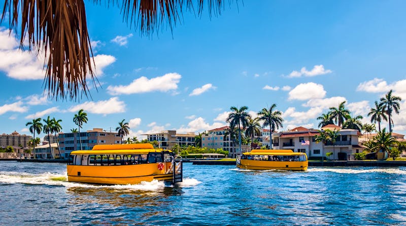 Wassertaxis in Fort Lauderdale, Florida - ©Geoff Eccles - Adobe Stock
