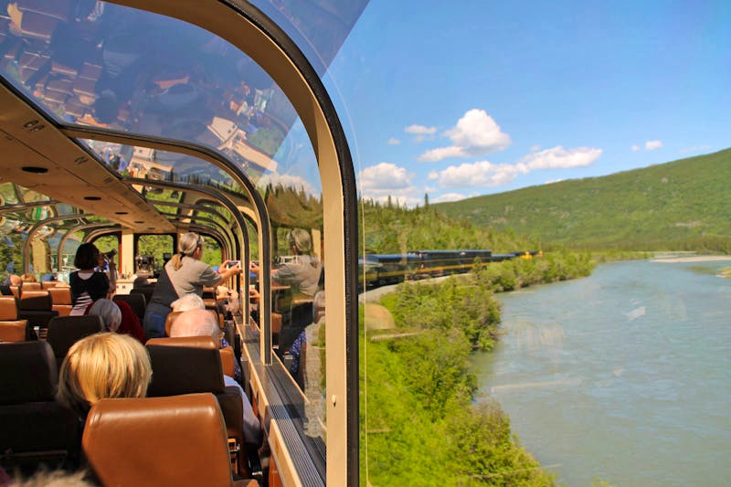 Zugfahrt mit dem Alaska Wilderness Express - ©Eberhardt TRAVEL
