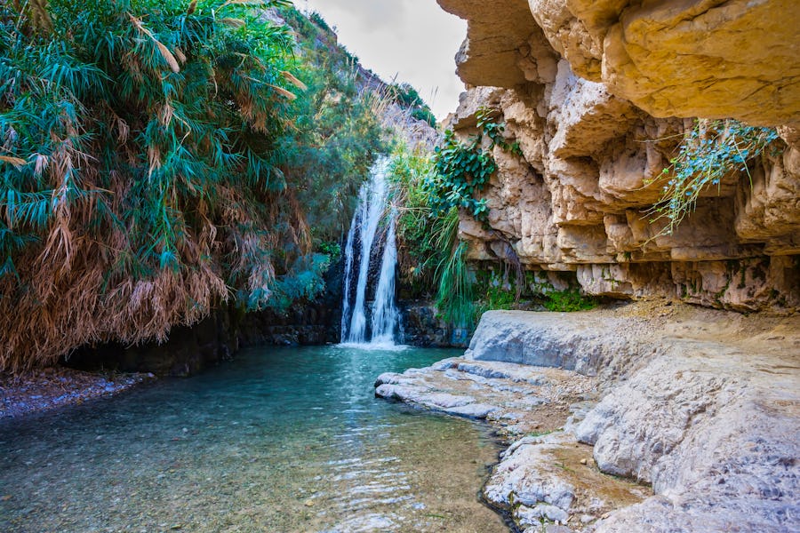 Wasserfall im Ein Gedi-Nationalpark – © Kushnirov Avraham - stock.adobe.com