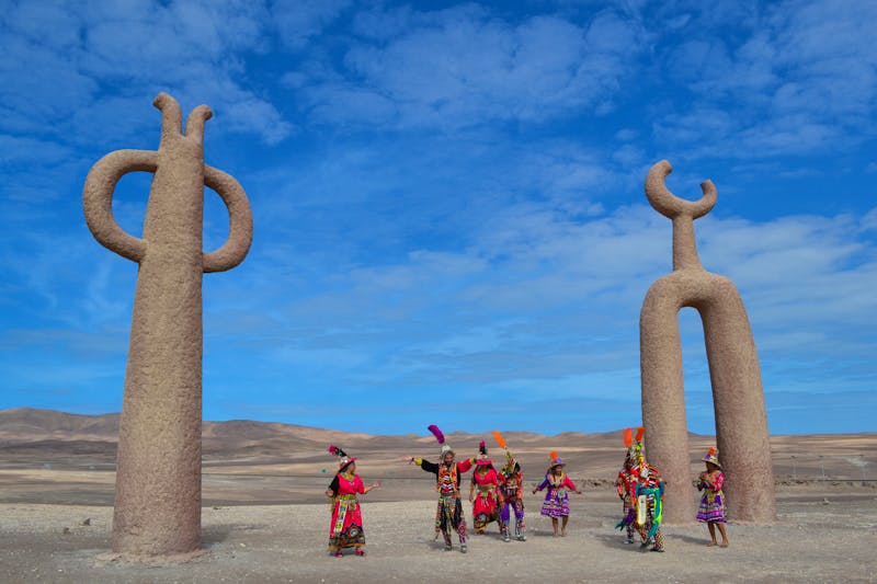 Arica - Skulpturen und Folklore in der Atacama-Wüste - &copy;Andreas Wolfsteller