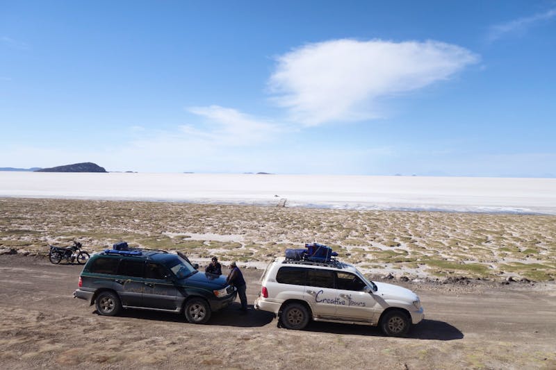 Jeepfahrt auf dem größten Salzsee der Welt in Uyuni - ©Benjamin Rodriguez Manzanares