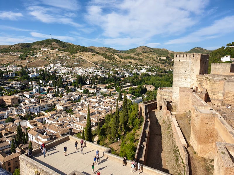 Blick von der Alhambra auf Granada - ©Eberhardt TRAVEL