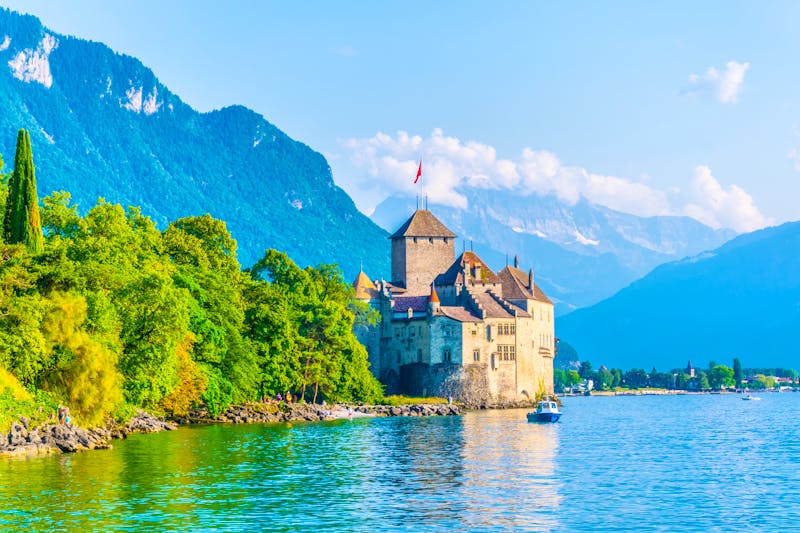Schloss Chillon am Genfersee bei Montreux - ©©dudlajzov - stock.adobe.com