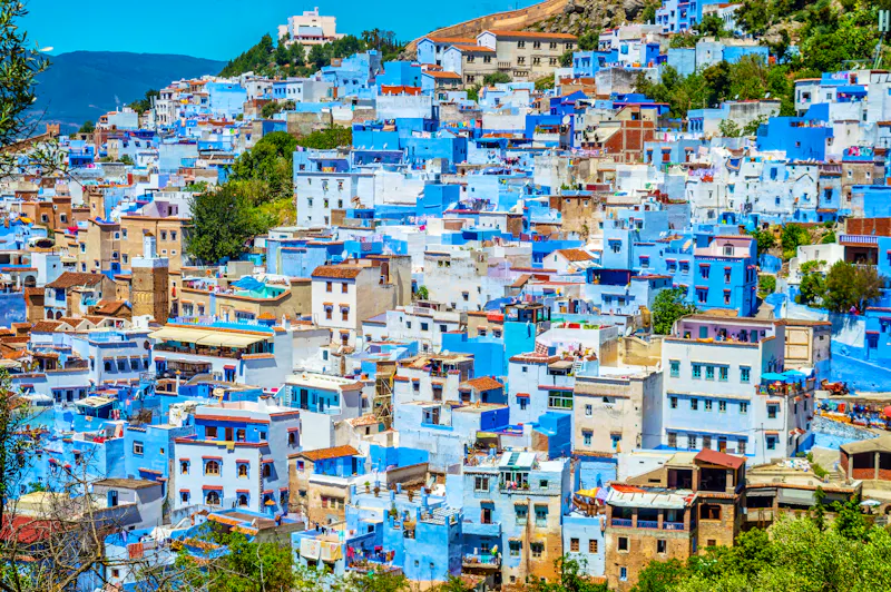 Balue Stadt Chefchaouen in Marokko - &copy;©Delphotostock - stock.adobe.com