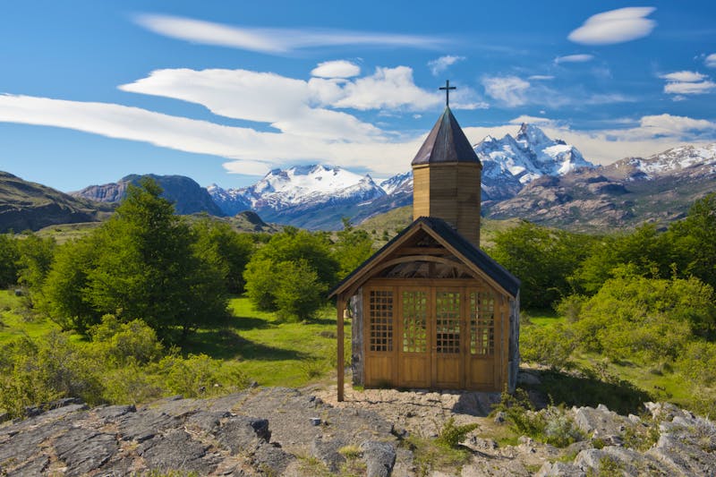 Kirche der Estancia Cristina in Patagonien - ©©Fabio Lotti - stock.adobe.com