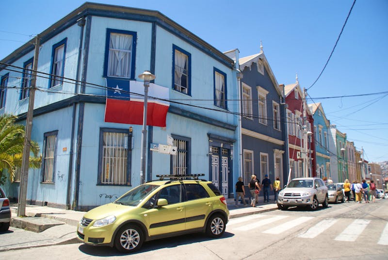 Bunte Häuser in Valparaiso - ©Eberhardt TRAVEL