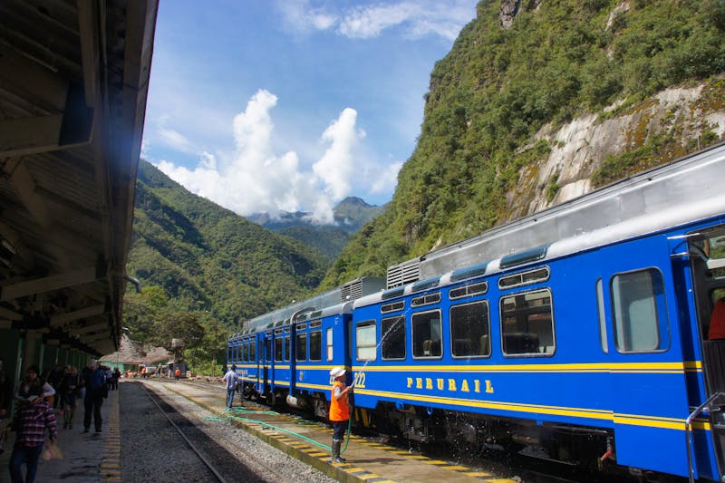 Im Bahnhof von Aguas Calientes - Peru - ©Eberhardt TRAVEL