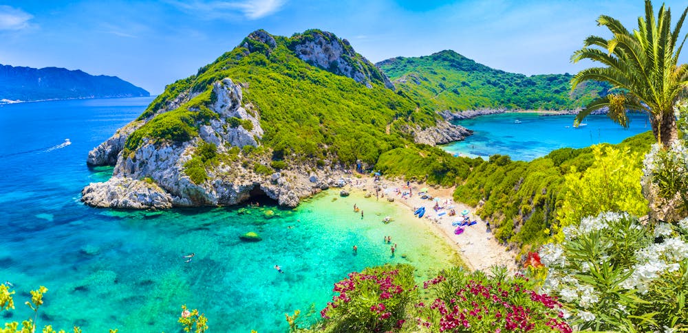 Luftansicht von Porto Timoni, Korfu &ndash; &copy; Balate Dorin - stock.adobe.com