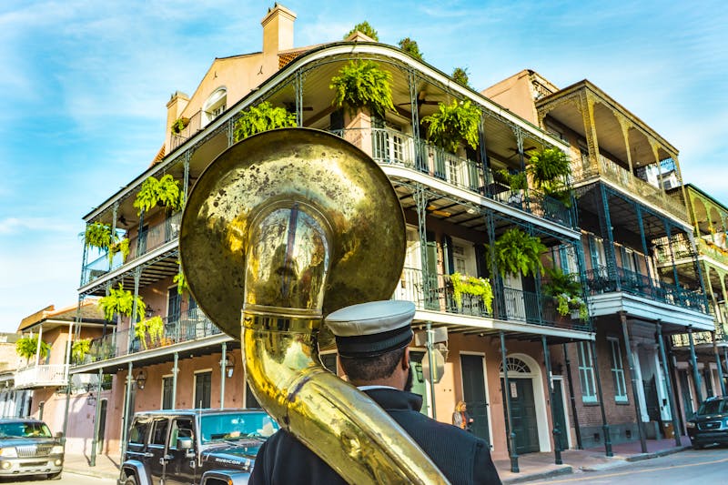 New Orleans in a sunny beautiful day with blue skies.  - ©Alberto Lama - stock.adobe.com