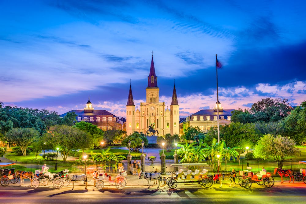 New Orleans, Louisiana, USA at Jackson Square during twilight. &ndash; &copy; SeanPavonePhoto - stock.adobe.com