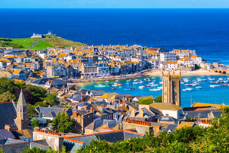 St Ives - beliebte Hafenstadt im Cornwall, England - ©©Boris Stroujko - stock.adobe.com
