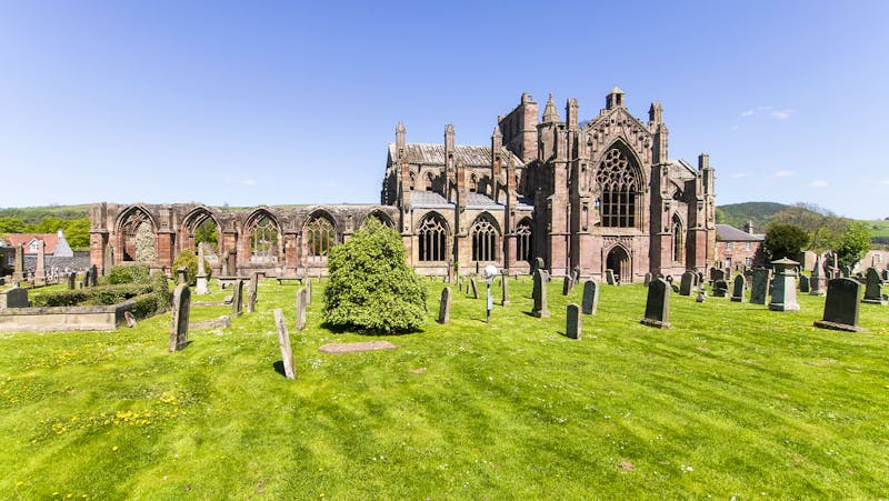 Melrose Abbey, Schottland, Großbritannien  - ©dzbost - stock.adobe.com