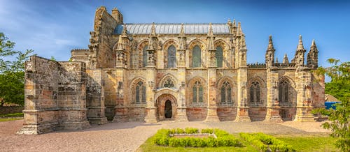 Rosslyn-Kapelle Panorama, Roslin, Edinburgh, Schottland, Großbritannien &ndash; &copy; Antony McAulay - stock.adobe.com