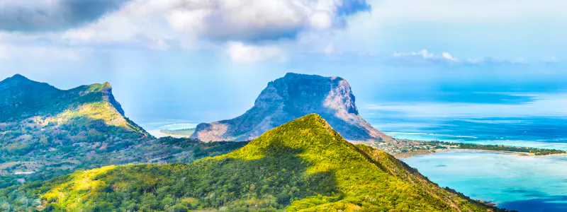 Panorama der Landschaft, Mauritius - &copy;Olga Khoroshunova - stock.adobe.com