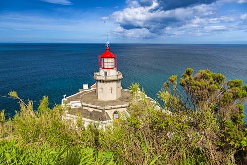 Leuchtturm von Nordeste auf Sao Miguel &ndash; &copy; Zdenek Kajzr - Adobe Stock