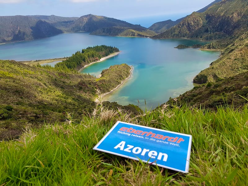 Kratersee Lagoa do Fogo (Feuersee) auf der Insel Sao Miguel - ©Eberhardt TRAVEL