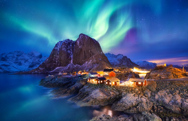 Polarlichter über den Lofoten - ©©Biletskiy Evgeniy - stock.adobe.com