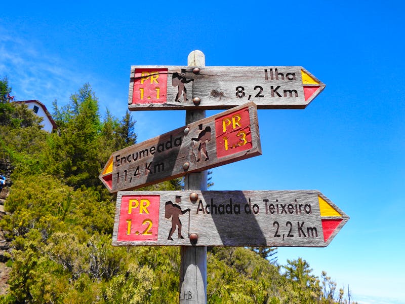Wegweiser bei der Wanderung zum Pico Ruivo - ©Eberhardt TRAVEL
