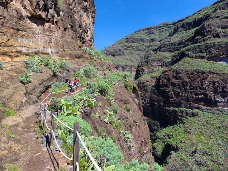 Wanderung durch die Felsenschlucht auf La Gomera - ©Eberhardt TRAVEL