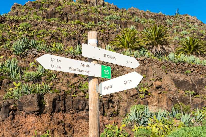 Wanderwege auf La Gomera - Valle Gran Rey und El Cercado - ©©ksl - stock.adobe.com