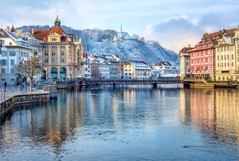 Luzern im Winter - &copy;©Boris Stroujko - stock.adobe.com