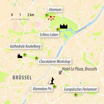 Stadtkarte Brüssel – © Eberhardt TRAVEL