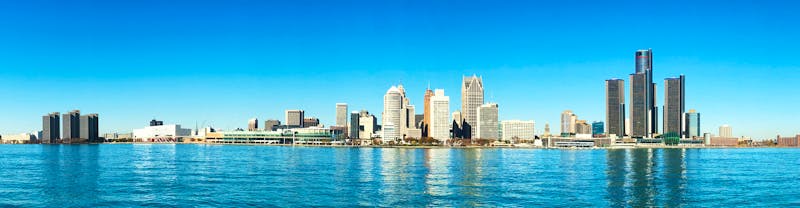 Detroit Skyline Michigan  - ©©hstiver - stock.adobe.com