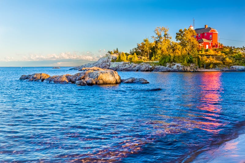 Marquette Leuchtturm am Lake Superior in Michigan - ©©Kenneth Keifer - stock.adobe.com