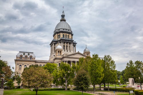 Springfield Illinois Capitol &ndash; &copy; ©Dave Newman - stock.adobe.com