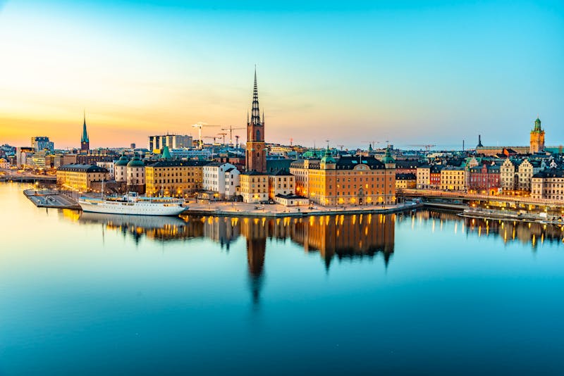 Sonnenuntergang in Stockholm - ©©dudlajzov - stock.adobe.com