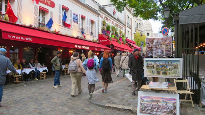Place du Tertre im Herzen Montmartres, Paris - ©Petra Sauer-Eberhardt TRAVEL