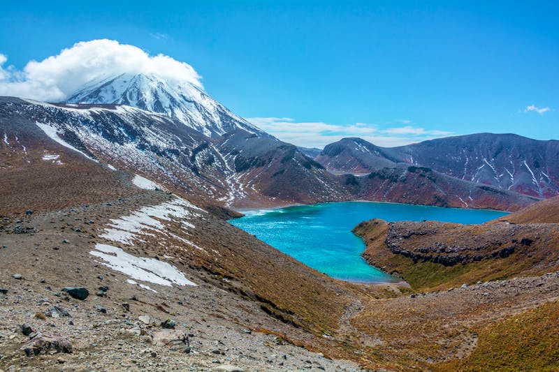 Mount Ruapehu and Tama Lake, Tongariro Nationalpark - ©biondo3rd - stock.adobe.com