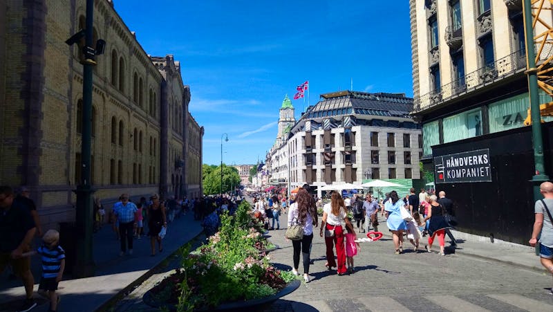 Oslo - Karl Johans Gate - ©Katrin Kerpa