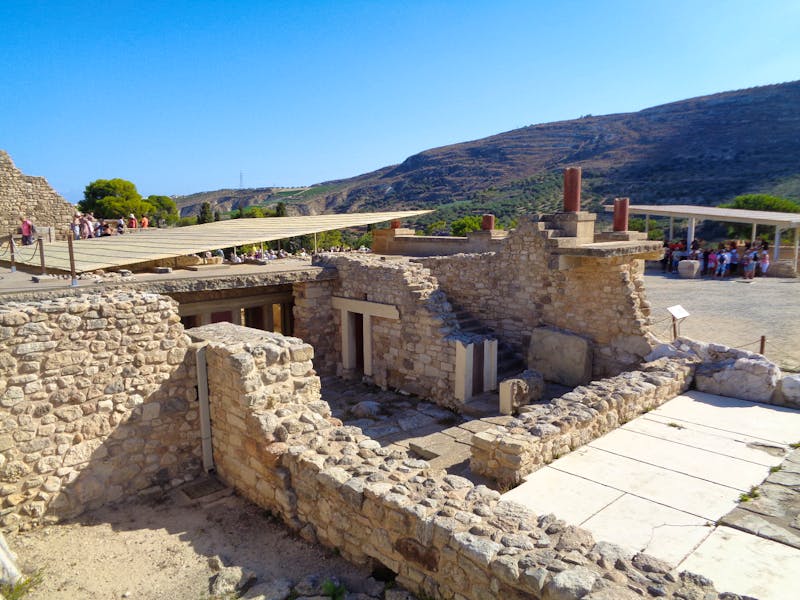 Ausgrabungsstätte am antiken Knossos auf Kreta - ©Eberhardt TRAVEL - Barbara Mihut