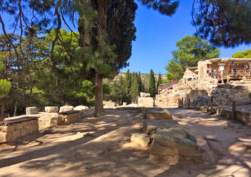 Ausgrabungsstätte am antiken Knossos auf Kreta - ©Eberhardt TRAVEL