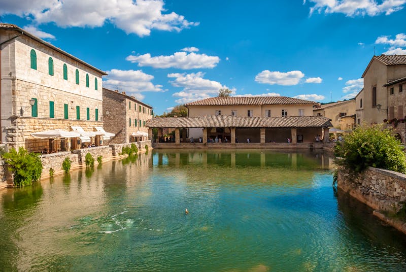 Toskana – Therme in Bagno Vignoni - ©lpictures - stock.adobe.com