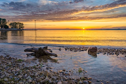 Sonnenuntergang am Bodensee in Bregenz &ndash; &copy; ©Alex - stock.adobe.com