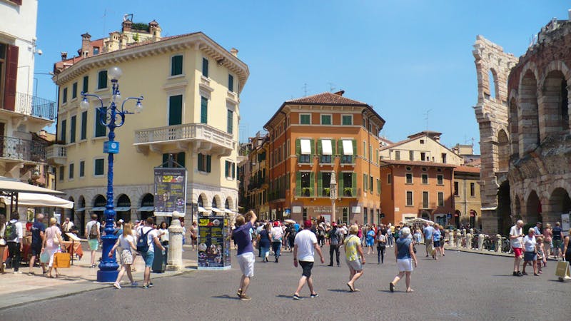 Verona - Piazza Bra - ©Sabine Herda