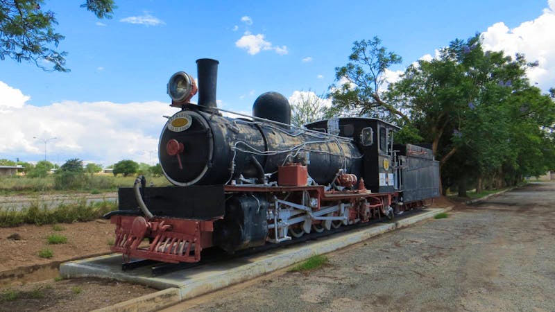 Deutsche Lokomotive in Otjiwarongo - ©Eberhardt TRAVEL - Annette Weise