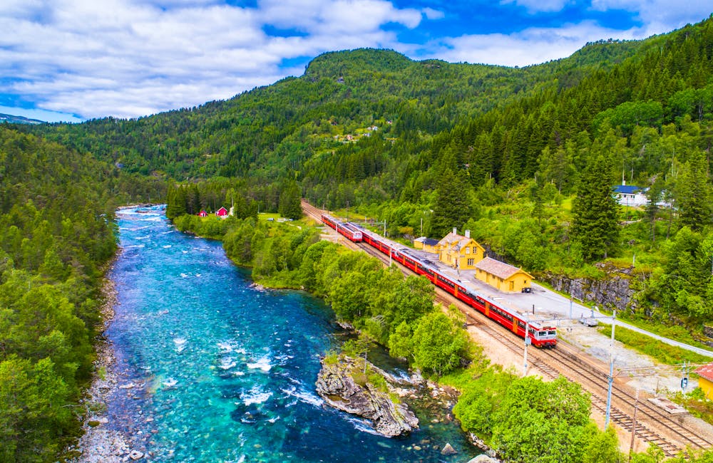 Fahrt mit der Bergenbahn in Norwegen &ndash; &copy; ©mariusltu - stock.adobe.com