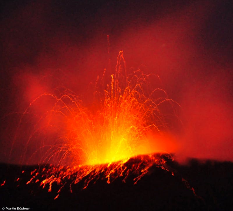 Ausbruch Stromboli - ©Martin Büchner
