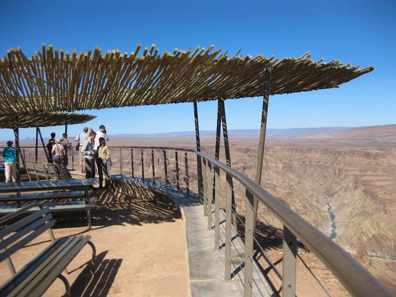 Aussichtspunkt am Fish River Canyon - ©Eberhardt TRAVEL - Annette Zocher